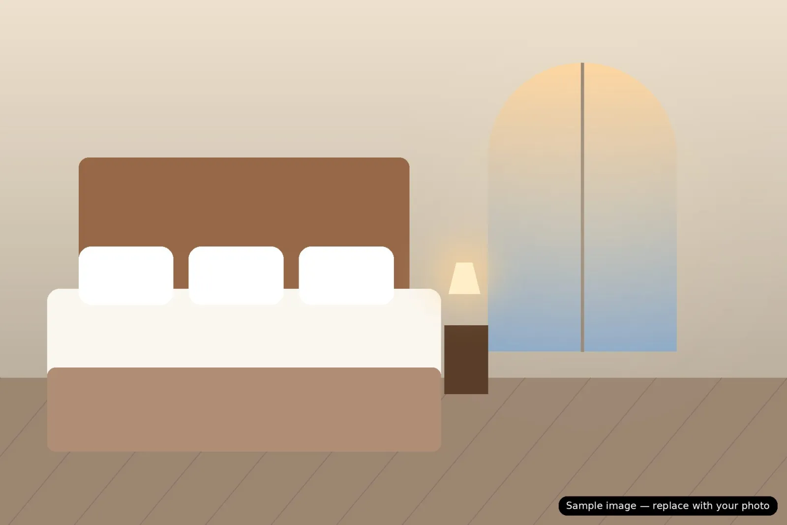 Family bedroom at the 5 BHK villa